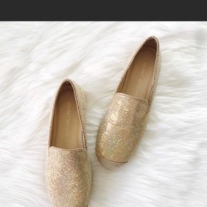 Stuart weitzman Biarritz glitter espadrilles